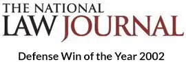 National Law Journal: “Defense Win of the Year” and “Defense Win of the Month”
